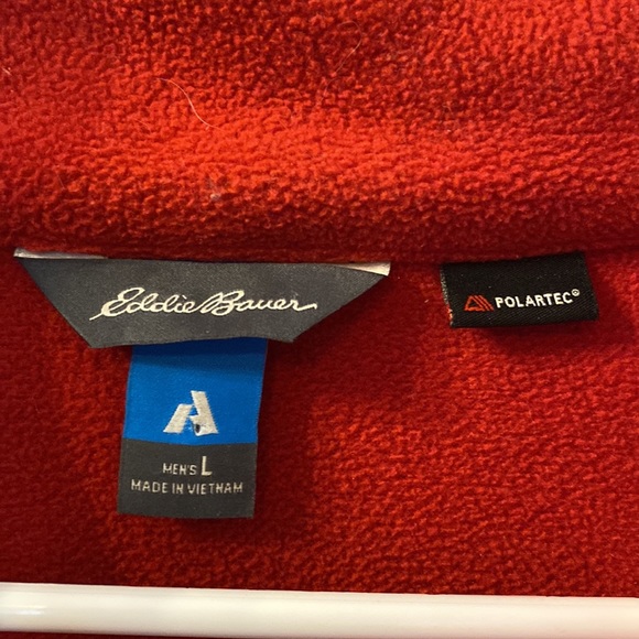 Eddie Bauer quarter zip fleece size large - Picture 3 of 6